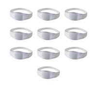 LSTTBO Lot de 10 bracelets lumineux en silicone colorés activés par la voix, accessoires pour fêtes d'enfants, taille unique, Comme décrit, Comme décrit.