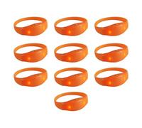 LSTTBO Lot de 10 bracelets lumineux en silicone colorés activés par la voix, accessoires pour fêtes d'enfants, taille unique, Comme décrit, Comme décrit.