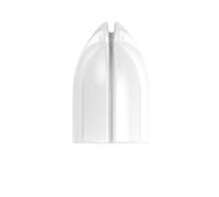 Lstyle Flight Flight Accessoire : Shell Lock Punch Anneaux pour Papier/Dart Flights Pliable Blanc laiteux
