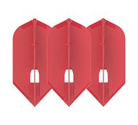 LSTYLE L6 PRO - Lot de 2 ailettes pour fléchettes (extra durables), rouge