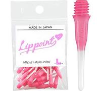 LSTYLE Pointes de fléchettes : Lippoint d'origine - Points de fléchettes à Pointe Souple - Filetage 2BA - Longueur Normale - 2 Tons de Rose