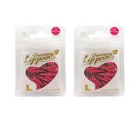 LSTYLE Premium Lippoint - 2 tons noir/rouge - 60 pièces - Longueur normale - Pointe souple - Fil 2BA