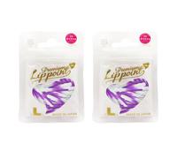 LSTYLE Premium Lippoint - 2 tons raisin - 60 pièces - Longueur normale - Pointe souple - Fil 2BA