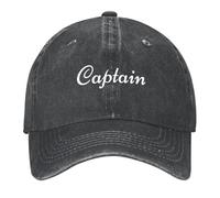 LSWFMACL Casquette de Baseball Captain Fun Chapeaux de Golf Grand Format pour Hommes Casquette Garçon Enfant en Coton pour Femmes pour Toutes Les Saisons