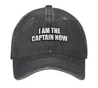 LSWFMACL Je suis Maintenant Le Capitaine Designer de Casquettes de Baseball |-F-| Hat Man for The Sun Casquettes de pêche Man for Cotton, pour Toutes Les Saisons