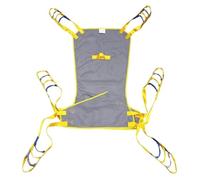 LSWKG Harnais de Levage de Patient, Harnais Universel d'aide aux Patients de 507lbs avec 4 poignées Harnais de Transfert de Patient Respirant en Maille pour Les Personnes obèses Medium