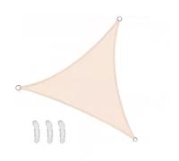 LSWKG Voile d’ombrage Triangulaire, Toile Ombrage Exterieur,Toile Imperméable Une Protection des Rayons UV à 95%, Voile Ombrage pour en Plein air, Jardin & Terrasse A,5×5×5m