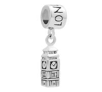 LSxAB Breloque « I Love to Travel » - Collection Tourist Attraction - Compatible avec les bracelets Pandora, Métal, Pas de gemme