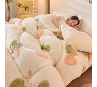 lsxlkha Duveteux Couette,Couette Double Chaude Gonflant Édredon, Anti Allergène Couette,Couette Laine Luxueuse, Chaud Et Confortable 180x220cm 4kg