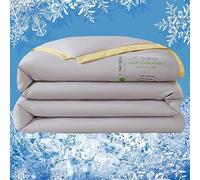 lsxlkha Summer Simple Ice Silk Quilt,Couverture d'été Legere, Couverture Anti Chaleur, Couverture ete Fraîche Absorbant la Transpiration et Respirante 200x230cm/79x90in