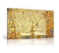 LSYALUCK Gustav Klimt L'arbre de vie, 1909" Esthétique toile peinture à l'huile photo impression affiche décoration murale maison décoration intérieure 60x120 cm (24x47in) cadre intérieur