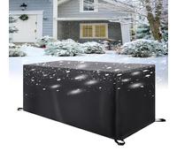 LSYALUCK Housse Salon de Jardin, 120x45x60cm Housse Salon de Jardin Imperméable Tissu Indéchirable, Table de Jardin Bache Protection Anti-UV Coupe-Vent Résistant Au Froid avec Boucle Verrouillage