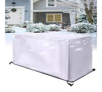 LSYALUCK Housse Salon de Jardin, 190x130x80cm Housse Salon de Jardin Imperméable Tissu Indéchirable, Table de Jardin Bache Protection Anti-UV Coupe-Vent Résistant Au Froid avec Boucle Verrouillage