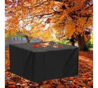LSYALUCK Housse Table de Jardin, Housse Salon de Jardin Exterieur, 80x50x60cm 600D Oxford Bâche Table de Jardin, Imperméable Housse Table Jardin Bache de Protection, Plusieurs Tailles