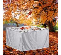 LSYALUCK Housse Table de Jardin, Housse Salon de Jardin Exterieur, 90x90x70cm 600D Oxford Bâche Table de Jardin, Imperméable Housse Table Jardin Bache de Protection, Plusieurs Tailles