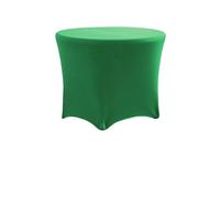 LSYHHXC Décoration de Mariage Ronde en élasthanne, Nappe Extensible, Housse Table ajustée, élastique, fête d'anniversaire, Vacances, hôtel(Color 2,4FT 121cm Round)