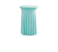 LSYHHXC Nappe de Table à Cocktail Style Jupe élégante for réunion Commerciale, Bar, Housse élastique Ronde Tournesol(Tiffani,80cm Round 110cm H)
