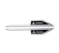 LSYQFB Autocollant D'insigne de Voiture pour Mitsubishi Space Star 2019-2023 2024, Voiture Étiquette de Avant Coffre Latéral Corps Queue de Coffre Badges Lnsigne Autocollant Accessoires