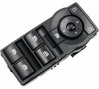 LSYSND Interrupteur de fenêtre électrique 92225343, Commande de Puissance, Compatible avec Holden Commodore VE 06-13, lumière LED Rouge LHD 92225341 (Couleur : Noir)