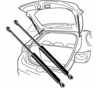 LSYSND Tige de Support de Coffre arrière de Voiture pour Toyota pour Chr C-HR 2018 2019 vérin à gaz Amortisseur