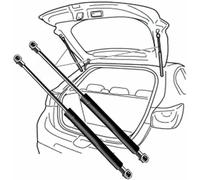 LSYSND Vérins de Levage à gaz pour hayon arrière de Voiture, pour Mitsubishi Outlander PHEV GG2W SUV 2013 2014 2015-2022, Tige de Support d'amortisseur de hayon, vérins hydrauliques