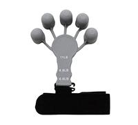LSYYSL 1 renforcement des Doigts, 1 Sangle de réglage, étireur de Poignet en Silicone, entraîneur de Force des Mains, équipement d'exercice des Mains pour étirer Les Doigts (Gris)