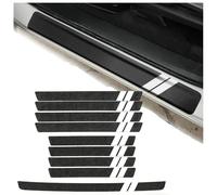 LSYZGRBC 9 Pièces Protection Seuil de Porte de Voiture, pour Citroen Berlingo/Bx/C1/C2/C3/C3 Picasso/C4 Picasso/C4 Autocollant de Fibre de Carbone Plinthes Résistant Aux Rayures