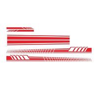 LSYZGRBC Autocollant De Bande Capot Voiture, pour Mini Cooper One S R50 R53 R56 R60 F55 F56 R58 R59 Modifié Decal Décoration Universels Auto Racing Body Side Stripe,B