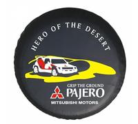 LSYZGRBC Housse Roue Secours de Voiture,pour Mitsubishi Pajero V73 2008-2011 Roue Protection Anti Poussière Imperméable Durables Protection Solaire,C 16in