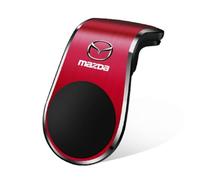 LSYZGRBC Voiture Support Téléphone, pour Mazda 2 Biante BT50 CX5 CX8 CX9 CX30 Demio MX5 Grille d'Aération Super Plus Stable 360° Rotation Multifonctionnel Socles Universel,D