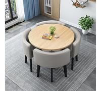 LSZMXI Table et Chaise Encastrables Petit Bureau Salle de Réceptiontable Basse et Chaise Ensemble Table de Réception et Chaise Table de Négociation Vente Boutiques Réunions Petites Tables Rondes