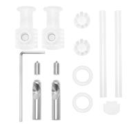 LT Easiyl 1 ensemble de fixations pour siège de toilette, vis de couvercle de toilette, charnières de fixation supérieure en acier inoxydable, accessoires pour fixation murale, housses de toilettes