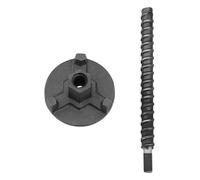 LT Easiyl 1 lot de tiges filetées en béton avec écrou papillon pour carottier de forage de carottage pour perceuse industrielle, accessoires de forage de noyau robustes