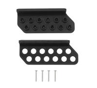 LT Easiyl 1 Paire de Supports Muraux pour Flèches Et Arcs 12 Flèches Adaptés Au Stockage de Flèches en Fibre de Verre Flèches en Bois Et Aluminium Noir (11 X 4,2 X 2 Cm)