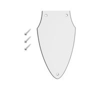LT Easiyl 1 pickguard blanc à 3 couches compatible avec Gibson Flying V Neck Adjusting Rod Cover Guitar Accessories White Black White Triple Layer Electric Guitar