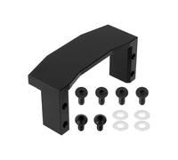 LT Easiyl 1 Pièce Support de Servo en Aluminium Compatible avec T-Amiya TT-02 OE 54977 Châssis Support de Servo en Métal pour Voiture RC Cadre de Montage de Servo pour Voiture RC Noir