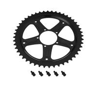 LT Easiyl 1 Plateau de Moteur de Vélo Électrique 48T en Acier Anneau de Chaîne d'entraînement Intermédiaire BBS01B BBS02B pour Vélo de Randonnée Électrique Vélo de Ville Électrique Noir