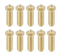 LT Easiyl 10 Pièces Buse d'imprimante 3D 0,4mm 21x7mm Buses en Laiton M6 1,75mm Consommables Compatible avec Anycubic Kobra 2 Kobra 2 Pro Kobra 2 Plus Kobra 2 Max Kobra 2 Neo
