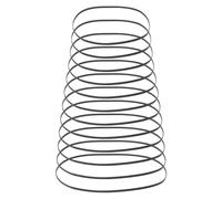 LT Easiyl 100 Pièces 2mm de Largeur Enregistreur Courroie en Caoutchouc 40-135mm Mélange Plat Cassette Bande Machine Réparation Courroie Assortie pour Enregistreur Baladeur Répéteur Lecteur DVD