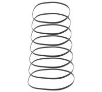 LT Easiyl 100 Pièces 4mm Largeur Enregistreur Courroie en Caoutchouc 40-135mm Mélange Plat Cassette Bande Machine Réparation Ceinture Assortie pour Enregistreur Walkman Répéteur Lecteur DVD