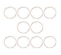 LT Easiyl 10pcs D-4th Cordes de Guitare Guitare D Chaîne 90cm Corde de Guitare Acoustique Corde de Guitare Folk Résistant à la Rouille Corde de Cuivre Remplacements Cordes de Guitare