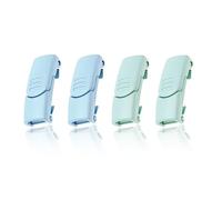 LT Easiyl 2 Paires Lacets Magnétiques sans Attache Boucle de Lacets Élastiques sans Attache Clips de Verrouillage Lacet de Chaussure Verrouillage Magnétique pour Enfants Adultes, Vert et Bleu