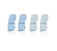 LT Easiyl 2 Paires Lacets Magnétiques sans Lacets Élastiques avec Boucle sans Attache Clips de Verrouillage Lacets de Chaussure Accessoires de Lacets pour Enfants et Adultes, Vert et Bleu