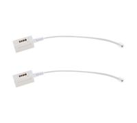 LT Easiyl 2 Pièces Adaptateur Téléphonique RJ11 vers Prise TAE F + N Câbles de Connexion pour Téléphone Fixe Environ 19cm Blanc
