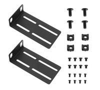LT Easiyl 2 Pièces Support d'oreilles en Support de 88mm Distance de Trou Réglable de 29 à 40mm pour Commutateurs de 19 Pouces Compatible avec HP Commutateurs avec Vis