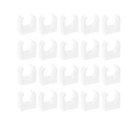 LT Easiyl 20Pcs Collier de Serrage pour Tuyau d'eau 18mm Collier de Serrage en U pour Tuyau de Gaz Collier de serrage en Plastique pour Tuyau de Jardin Connecteur de Tuyau d'irrigation