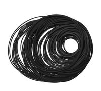 LT Easiyl 240 Pièces 1MM Courroies en Caoutchouc pour Enregistreur Diamètre 26-120mm Longueur Pliée 35-190mm Mélange Cassette Bande Machine Ceinture pour DVD CD LD Magnétoscope Répéteur Lecteurs Noir