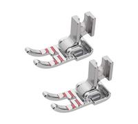LT Easiyl 2PCS 1/4 Pouces en Métal Patchwork Quilting Pied Machine à Coudre Pied-de-biche Compatible avec Kenmore Compatible avec Singer Machines à Coudre