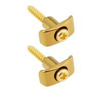 LT Easiyl 2pcs Guides-cordes Dorés avec Vis Compatible avec Fender Guitares Stratocaster Et Telecaster.
