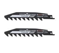 LT Easiyl 2pcs Lames de Scie Alternative Lame de Scie de Coupe S0243HM-CT pour Béton Poreux Jeu de Lames de Scie Coupe du Bois Ciment Brique 152mm 2TPI